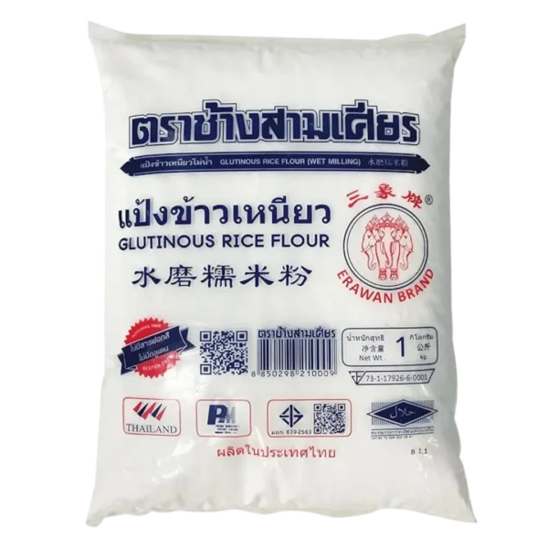 Erawan Brand Glutinous Rice Flour 1kg bag