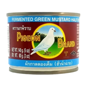 Pigeon Brand Fermented Green Mustard pickled mustard greens 140g can