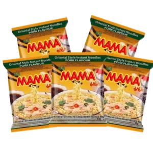 MAMA Pork Flavour Instant Noodles packets